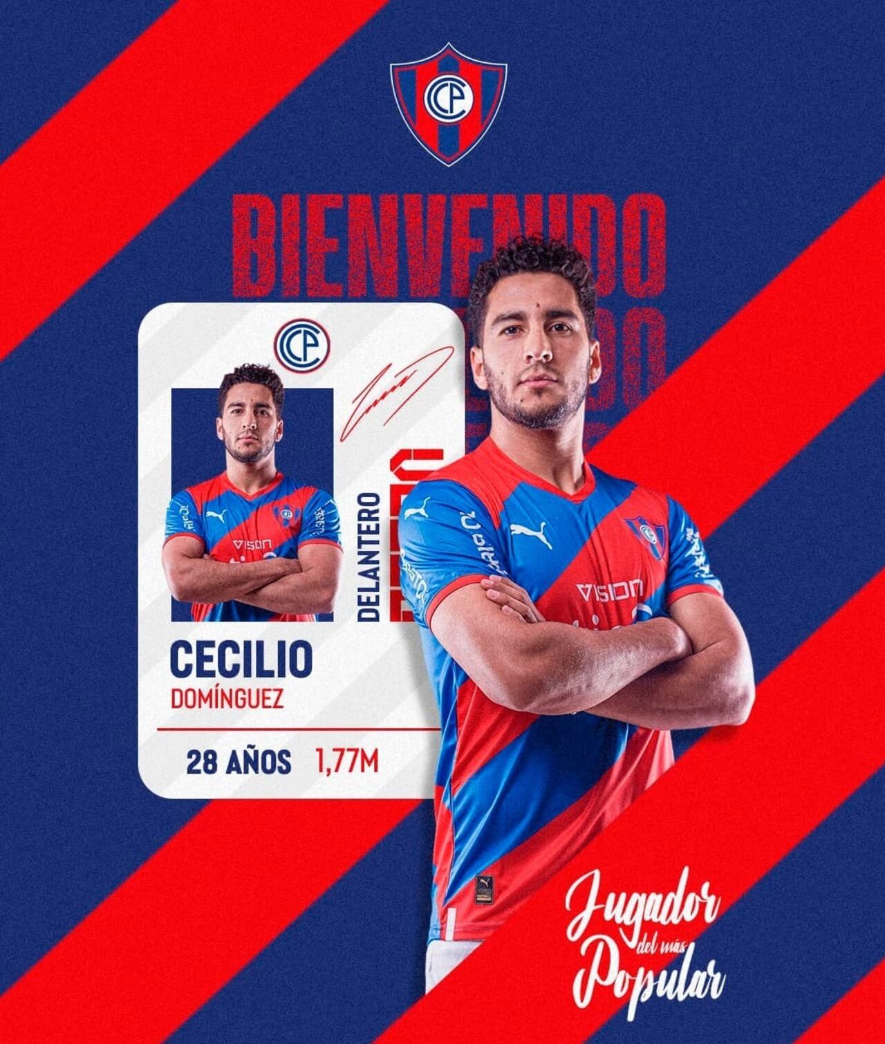 Cerro Porteño anunció el regreso de Cecilio Domínguez. Foto: Cerro